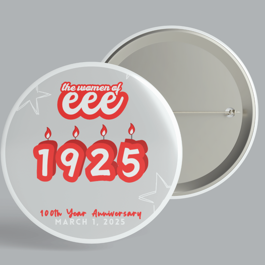 EEE Birthday Candles Button or Sticker