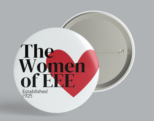 The Women of EEE Heart Sticker or Button