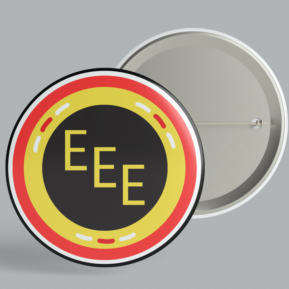 EEE Patch Sticker or Button